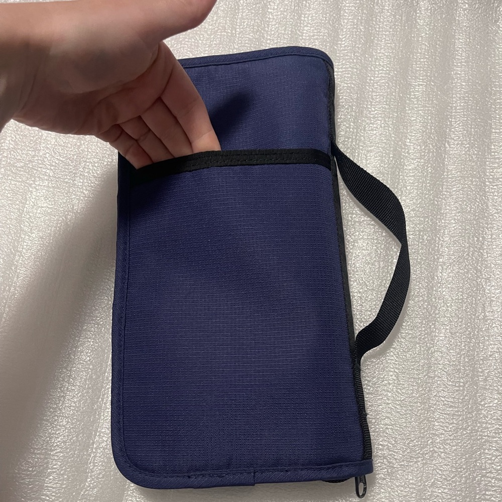LL Bean Navy Blue Long Wallet / Travel Organizer – Multi-Use Holder (LLB#0VQ40) - Picture 10 of 17